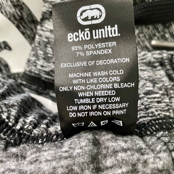 ECKO Unltd. Gray Fleece Relaxed Fit Shorts Men's Size Medium New - Picture 6 of 7